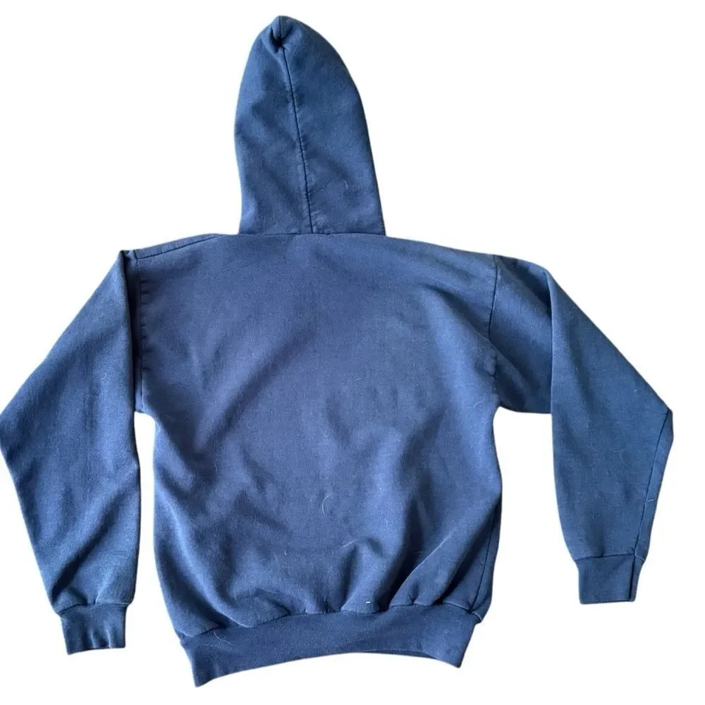 University of Michigan Sweatshirt Hood Hoodie Hooded Vintage Hanes YXL